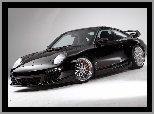 Gemballa, czarne, Porsche 911